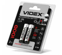 Ni-MH HR6/AA 1000mAh double blister/2pcs