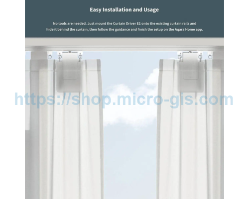 Automation of curtains with Aqara Curtain Driver E1 ZNCLBL01LM