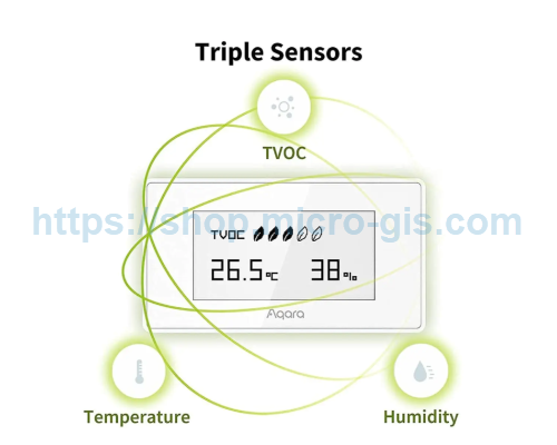 Монитор качества воздуха Aqara TVOC: Точность и Удобство