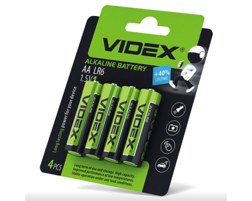 Battery Alkaline LR6/AA 4pcs BLISTER CARD