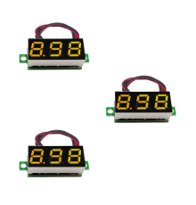 LED Digital Voltmeter DC 0-30V yellow