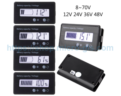 LCD indicator 12V/24V/36V/48V