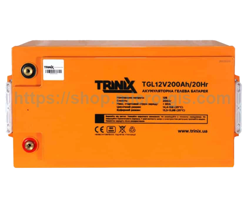 Аккумулятор Trinix TGL12V200Ah/20Hr