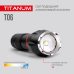 Portable LED flashlight TITANUM TLF-T06 300Lm 6500K