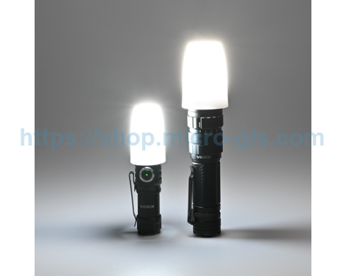 Diffuser (light diffuser) VIDEX VLF-ADF-01W for flashlight