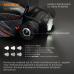 Налобний світлодіодний ліхтарик VIDEX VLF-H065A 1200Lm 5000K