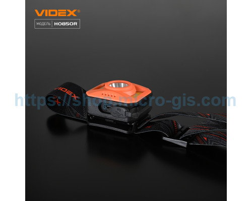 Налобний світлодіодний ліхтарик VIDEX VLF-H085-OR 400Lm 5000K