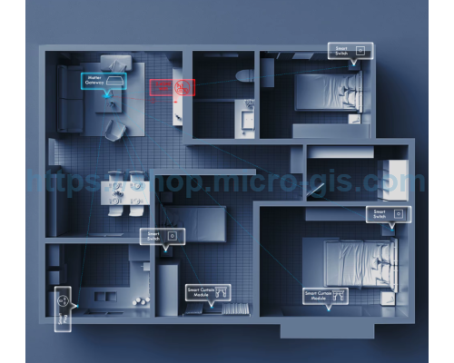 Розумний хаб Girier ZigBee 3.0 Matter THP10-ZX для вашого дому