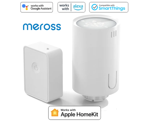 Умный термостат Meross MTS150HHK с Wi-Fi хабом MSH300 для управления отоплением