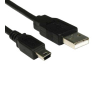 Cable USB type A - mini-USB 0.5m