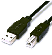 Cable USB type A - USB type B 1.8m