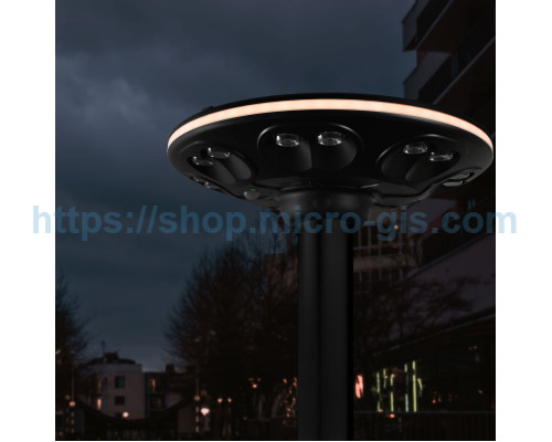 LED вуличний ліхтар автономний парковий IP54 Videx 1400Lm Сенсорний