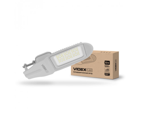 LED вуличний ліхтар VIDEX 50W 5000K VL-SL06-505 Сірий