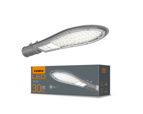 LED street lamp VIDEX IP65 30W 5000K VL-SLE15-305