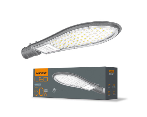 LED street lamp VIDEX IP65 50W 5000K VL-SLE15-506