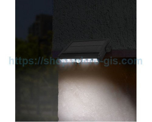 LED autonomous wall lamp IP54 VIDEX 600Lm 5000K Touch