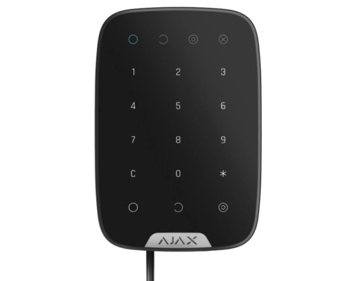 Ajax KeyPad Fibra (black) touch keyboard