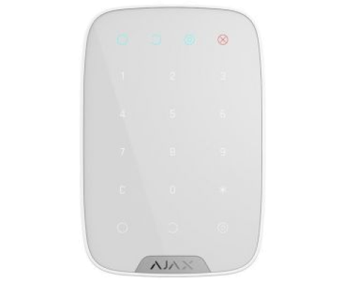 Ajax KeyPad Plus (white) сенсорная клавиатура