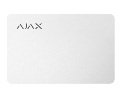 Ajax Pass (white) бесконтактная карта управления