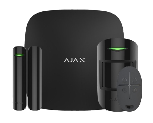 Ajax StarterKit (black): Комплект бездротової сигналізації