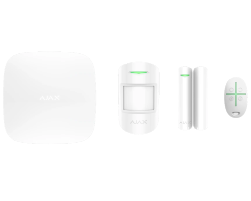 Ajax StarterKit Plus (white): Комплект беспроводной сигнализации