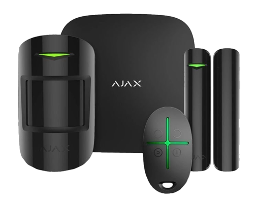 Ajax StarterKit 2 (чорний): Комплект бездротової сигналізації