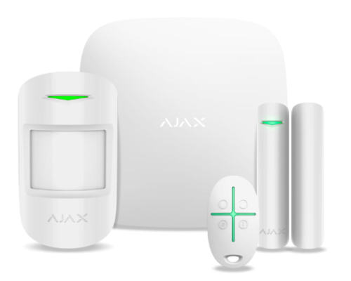 Ajax StarterKit 2 (білий): Комплект бездротової сигналізації