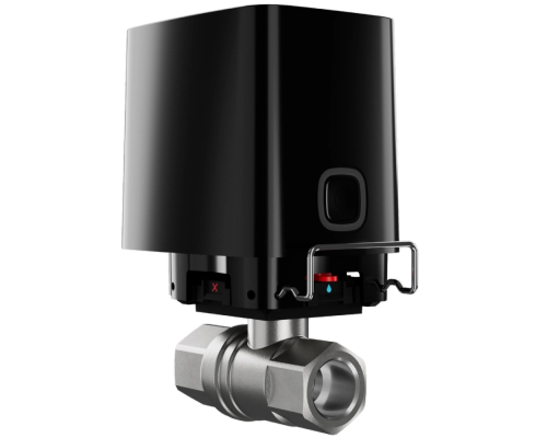 Electromagnetic valve Ajax WaterStop ½" DN 15 Jeweller (black): reliable protection against leaks