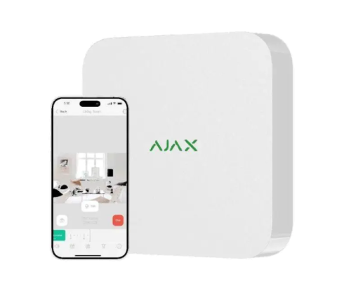 Ajax NVR 16ch (white) - мережевий відеореєстратор