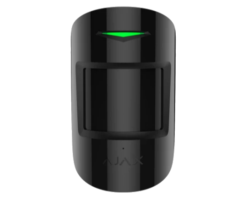 Ajax CombiProtect Jeweller (black) - беспроводной датчик движения и разбития стекла