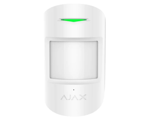 Ajax CombiProtect Jeweller (white) - беспроводной датчик движения и разбития стекла