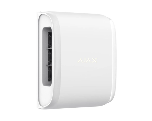 Ajax DualCurtain Outdoor Jeweller (white) - бездротовий датчик руху