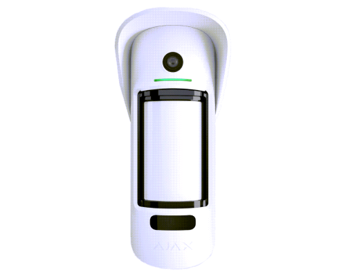 Ajax MotionCam Outdoor Jeweller (white) - бездротовий датчик руху