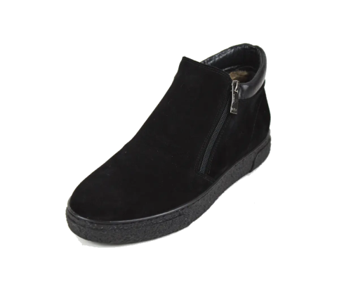 Стильные замшевые ботинки с удобной молнией - модель Kadar 3619061