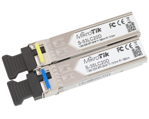 Mikrotik S-35LC20D (S-3553LC20D) 1.25Gbps Rx/Tx set