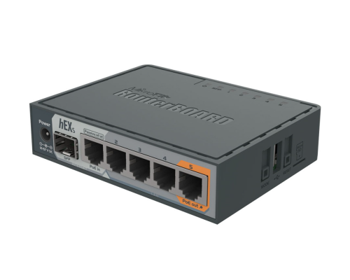 MikroTik hEX S (RB760iGS) 5-port router