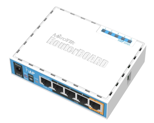 MikroTik hAP (RB951Ui-2nD): for home with Wi-Fi and 5 Ethernet ports