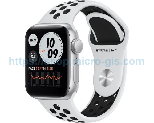 Apple Watch Nike SE GPS 40 Silver Al + Pure Platinum/Black Nike Sport Band